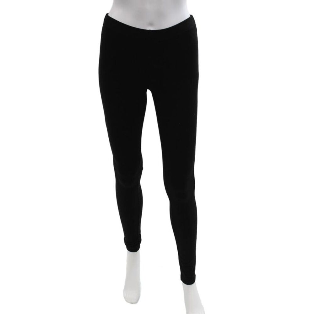 Club Monaco Womens High Waisted Elastic Waist Casual Leggings Black Size XS